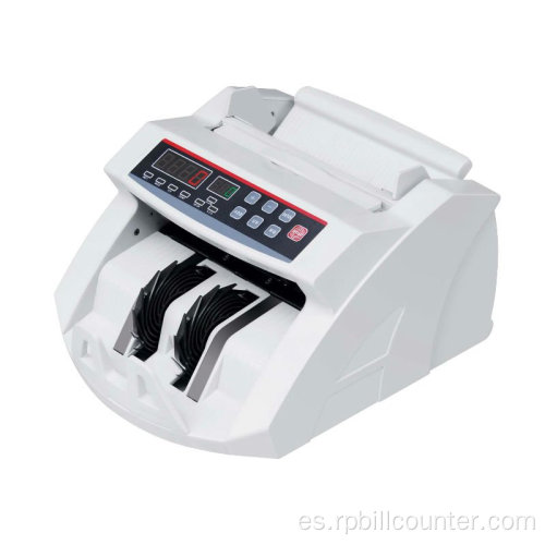 R2108 Contador de billetes de alta velocidad confiable Máquina contadora de efectivo con detección de UV y MG